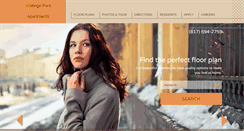 Desktop Screenshot of leasecollegeparkapartments.com